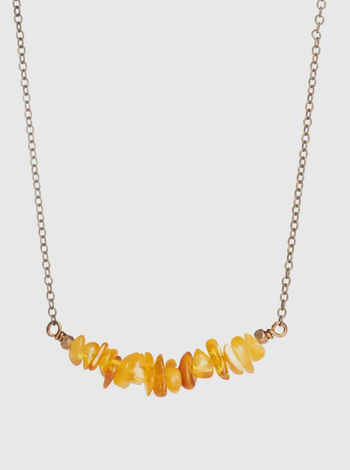 Baltic Amber Arc Necklace